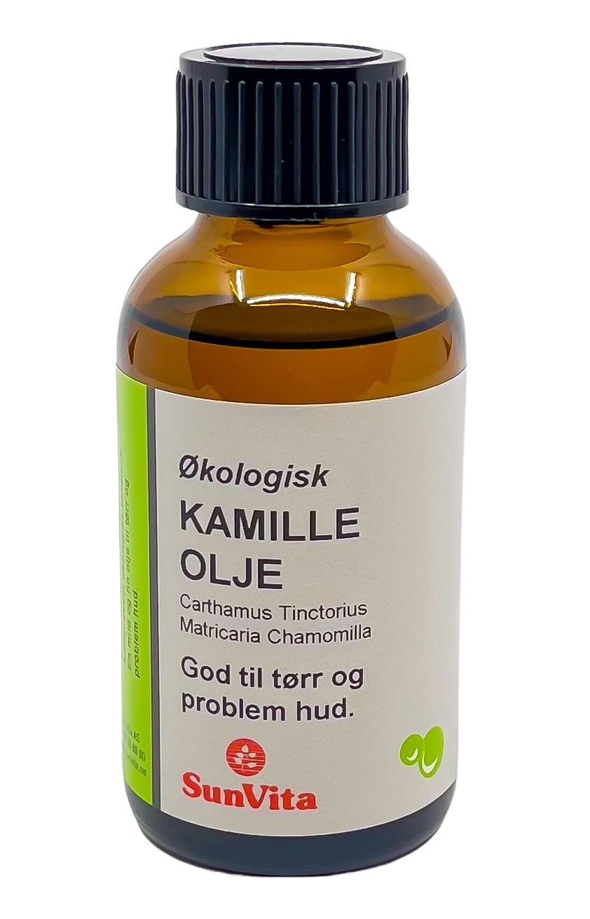 Kamilleolje økologisk, uttrekk i tistelolje