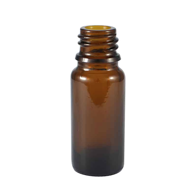 Glassflaske brun 10 ml DIN 18 mm