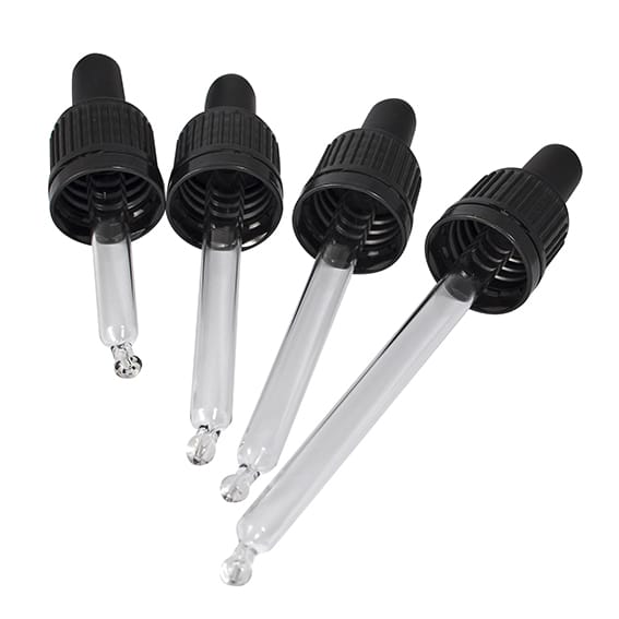Pipette 10 ml m/låsering DIN 18 mm glassflaske