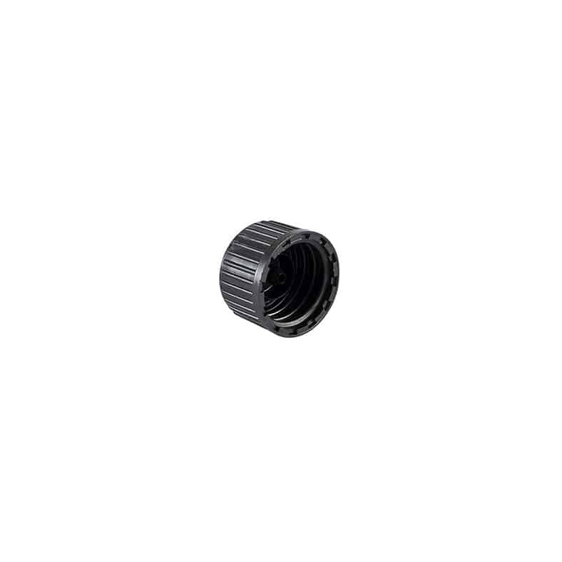 Kapsel svart DIN 18 mm