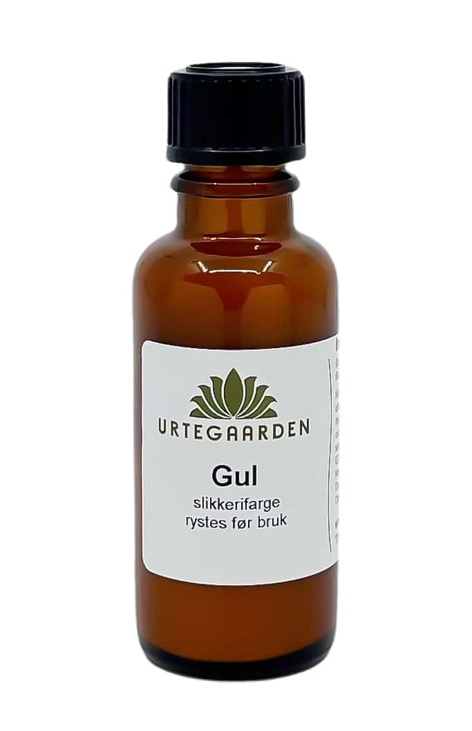 Gul gulrotfarge