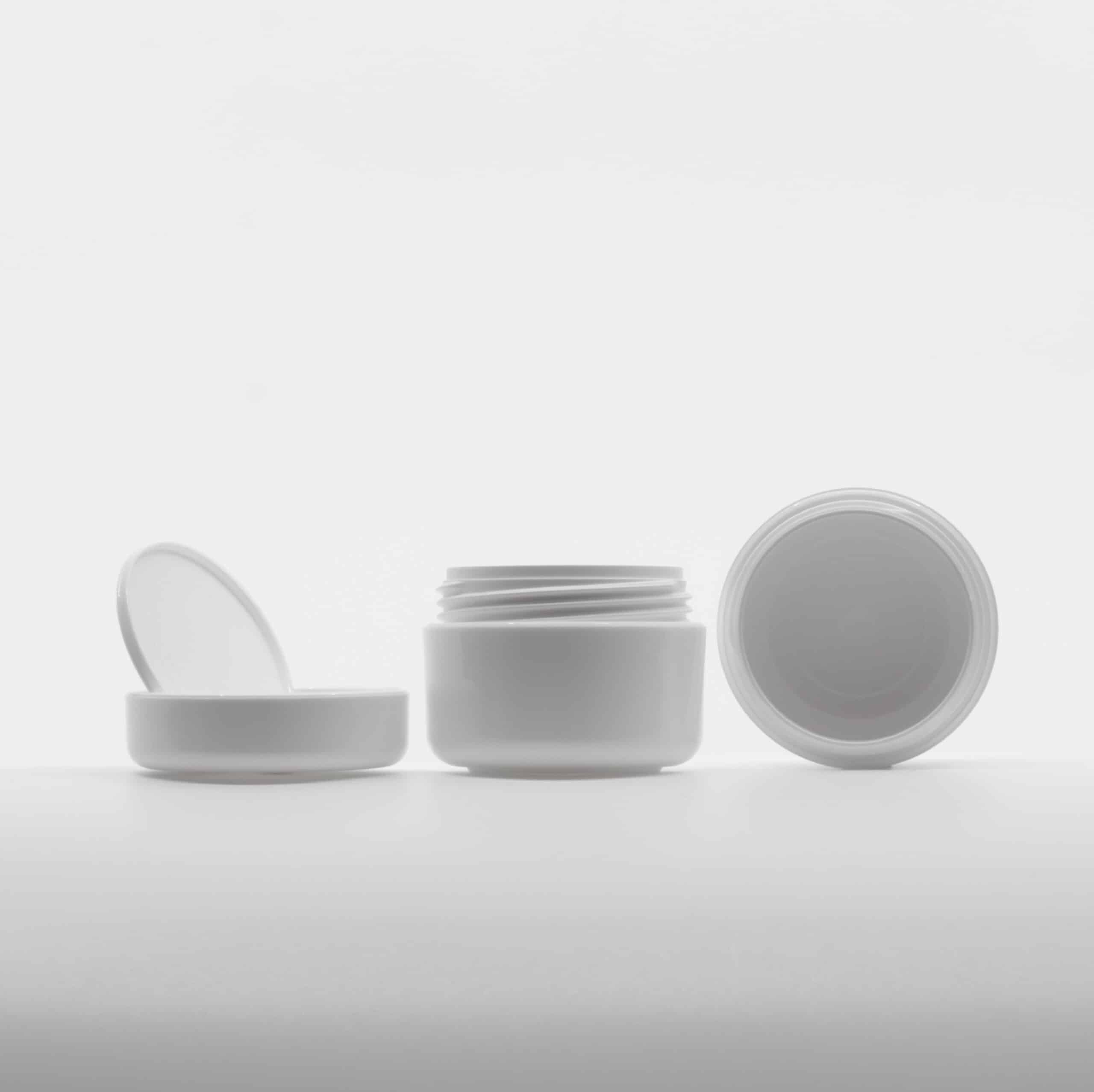 Plastkrukke hvit 15 ml  Venus